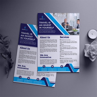 Impresión Personalizada de Folletos y Volantes en Cartulina A4/A5 para Negocios, Logotipo Personalizado, Grabado en Relieve/Grabado en Bajo Relieve, Laminación Brillante/Mate, Impresión en Papel