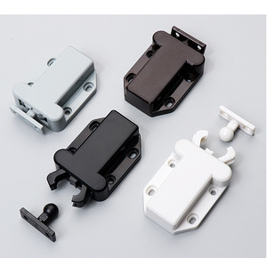Beetle ABS Push-to-Close Cabinet <b>Door</b> Bumper with Self-Locking Suction & Invisible Bounce Strike <b>Plate</b> for Fire <b>Doors</b> - Product Image 1