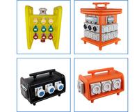 Boîte de distribution d'énergie industrielle Saipwell Prise combinée extérieure Matériau PE/PC pour boîtiers électroniques et d'instruments