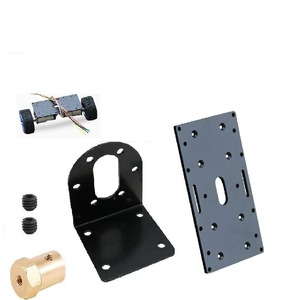 Soporte para Motor de CC de 37mm, Kit de Placa Base para Coche Robótico, Material de Latón, Eje de 8mm, 36V, Silencioso y de Bajo Ruido - Product Image 1