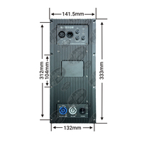 Module d'amplificateur audio MONO de classe D 800W, XLR, haut-parleur audio professionnel, caisson de basses, coque en métal, écologique, portable, durable, 1 canal