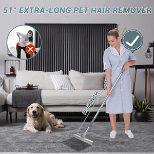 Dụng cụ tẩy lông thú cưng cạo kép hiệu quả dụng cụ làm sạch chổi đa bề mặt - Product Image 6