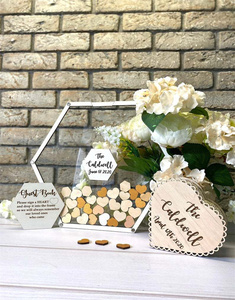 Cadre <span class=keywords><strong>photo</strong></span> de <span class=keywords><strong>mariage</strong></span> personnalisé tableau de voeux de <span class=keywords><strong>mariage</strong></span> <span class=keywords><strong>livre</strong></span> d'or hexagonal en acrylique - Product Image 5