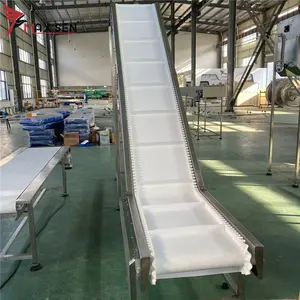 China Fabrikant Plastic Geautomatiseerde Hellende Modulaire Band Transportsysteem Te Koop