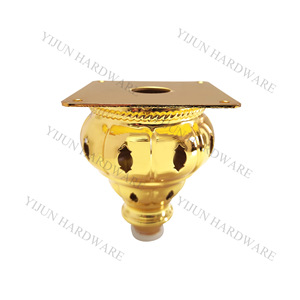 YIJUN Rose <b>Gold</b> Openwork Iron Furniture Legs Heavy Duty Modern Minimalist Luxury <b>Sofa</b> Support Legs - Product Image 5