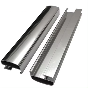 Đánh Bóng kết thúc mới nhôm tắm Màn hình hồ sơ 6000 loạt sáng bóng nhôm tắm cửa khung phòng tắm Tủ hồ sơ - Product Image 1