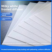 Plaque diffuseur translucide ultra-mince 1,0 mm en PS, diffuseur de lumière pour lampes à panneau plat, modèle AH42, best-seller