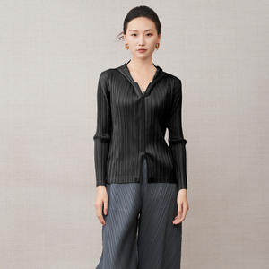 PY เสื้อผ้าฤดูใบไม้ผลิสำหรับผู้หญิง เสื้อโค้ทจับจีบหรูหรา มีซิปคู่แบบลำลอง สไตล์เกาหลี ร้านขายส่งออนไลน์ - Product Image 1