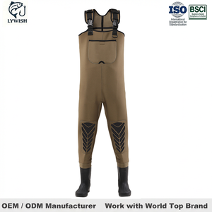 Vente flash : Waders unisexes imperméables en <span class=keywords><strong>néoprène</strong></span> 4 mm avec bottes en caoutchouc vulcanisé, durables pour la pêche à la mouche et les activités de plein air - Product Image 1