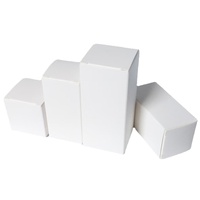 Boîtes en papier pliables pour emballage, vente en gros, carton blanc, personnalisation acceptée