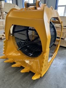Godet rotatif à tamis pour excavatrice, godet de criblage pour la construction - Product Image 1