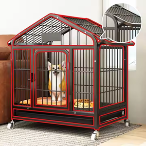 Wholesale Top Sales Multiple Sizes <strong>Dog</strong> <strong>Kennel</strong> Metal Foldable <strong>Stainless</strong> <strong>Steel</strong> Large Pet Cat <strong>Cage</strong> House - Product Image 6