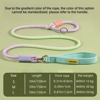 Accessoire Animal de Compagnie Chien Chat Mode Entraînement Nylon Luxe Corde Laisse Glissante Collier Et Laisse pour Chien Set