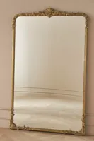 Miroir sur pied surdimensionné de style baroque doré, personnalisable, grand format, pour la maison ou le bureau