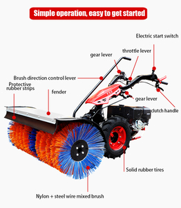 Souffleuse à <span class=keywords><strong>neige</strong></span> professionnelle pour parking et route communautaire, fabriquée en Chine, livraison directe, balayeuse/<span class=keywords><strong>pelle</strong></span> à <span class=keywords><strong>neige</strong></span> - Product Image 4
