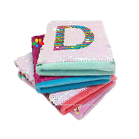 Cahier fantaisie à paillettes Journal Carnet réversible 2 tons personnalisé