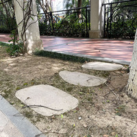 Style japonais taille personnalisée Zen jardin extérieur décoratif naturel pas à pas de galets coupés bon marché