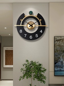 Reloj de Pared Moderno y Lujoso de 40x35cm, Productos para Dropshipping Directo de Fábrica 2024, Reloj Decorativo de Metal para el Hogar - Product Image 6