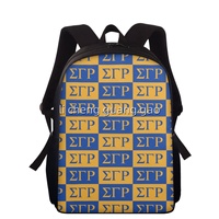 Sac à dos pour femmes ZPB Zeta Phi Beta, nouvelle collection, avec lettres grecques, grande capacité, pour voyages en plein air et sports