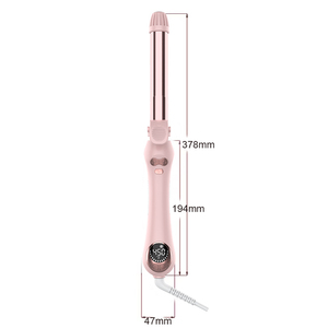 Rizador automático rosa, rizador <span class=keywords><strong>de</strong></span> pelo profesional, varita rizadora, rizador giratorio <span class=keywords><strong>de</strong></span> cerámica para todo tipo <span class=keywords><strong>de</strong></span> cabello - Product Image 5