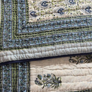 Nuevo diseño Premium, la mejor venta caliente, conjunto de colcha acolchada de algodón de alta calidad, funda de cama bordada ligera impresa para todas las estaciones - Product Image 1