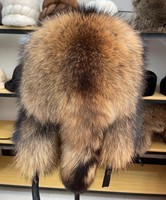 Nouveaux chapeaux chauds élégants pour femmes chapeau haut de forme en fourrure de renard naturel vraie fourrure à la mode queue moelleuse chapeaux d'hiver