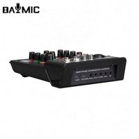Interface audio sans fil portable mini 2 canaux avec 4 nouveaux effets de scène pour console DJ, prise en charge des microphones 48V et micros à condensateur 5V