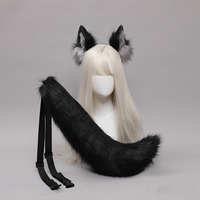 Costume fausse loup poils, oreilles et queue de renard, Cosplay d'halloween pour adultes et adolescents, nouvelle collection, livraison gratuite