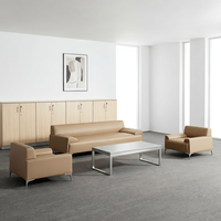 Ensemble de canapés modulaires en cuir modernes - Luxe pour la maison, le bureau et l'hôtellerie, utilisation commerciale, écologique, durable