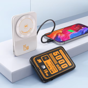 HDL แบตสำรองคุณภาพสูง 5000mAh-10000mAh 20W/22.5W ชาร์จเร็วแบบแม่เหล็ก PD พร้อมหน้าจอ LED พกพาสะดวก - Product Image 2