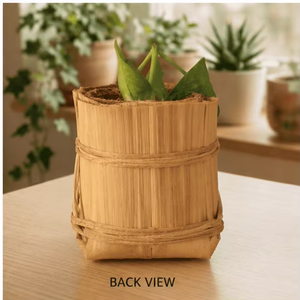 Carved Bamboo Chopstick Holder with Natural Texture Storage Rack Cute Kitchen Table Organizer for Home <b>Office</b> - Product Image 2