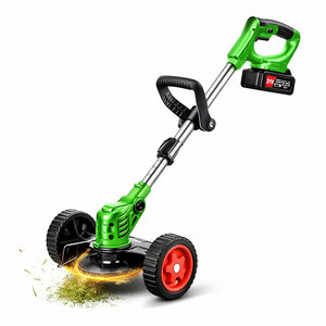 Desbrozadora Inalámbrica Auston <span class=keywords><strong>con</strong></span> Motor sin Escobillas, Batería de Litio de 21V, Recortadora de Césped y Maleza <span class=keywords><strong>con</strong></span> Baterías y Ruedas - Product Image 1