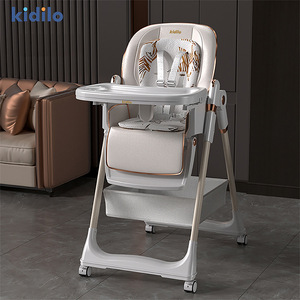 Kidilo Juego de sillas de mesa de comedor multifuncional para niños para uso doméstico La silla alta para bebés puede sentarse o acostarse para comer en la Mesa - Product Image 5