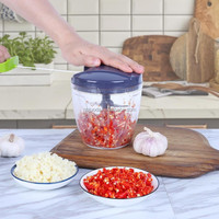 Multifunctionele Handmatige Handmatige Pull Voedsel Ui Chopper, Draagbare Keuken Knoflook Chopper Voor Groenten, Fruit, Vlees, Paprika