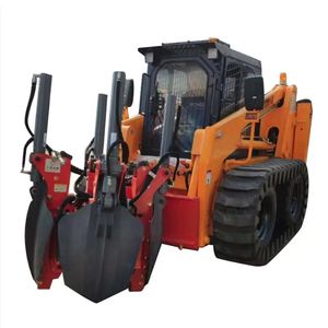 Mesin Sekop Pohon Sekop Penggali Pohon Laju Aliran Tinggi Skid Steer 100HP Loader untuk Dijual - Product Image 6