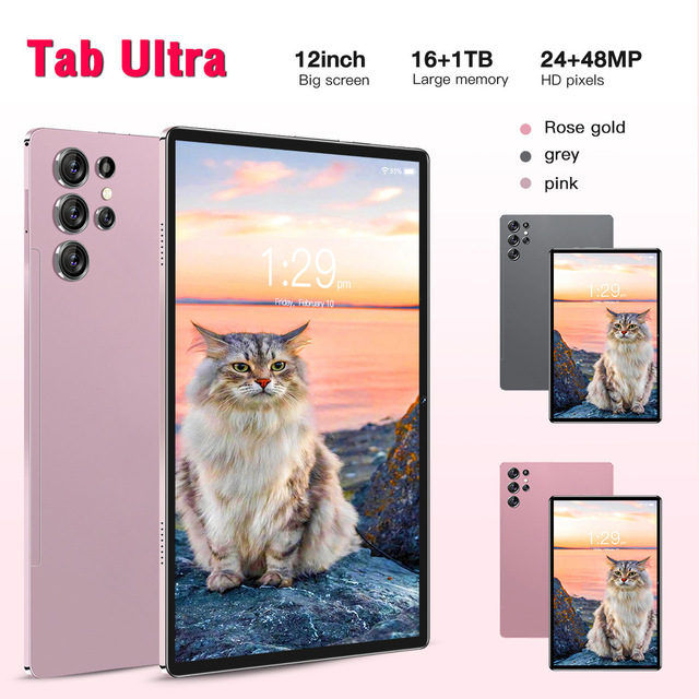 New Tab Ultra 10.1 Inch Rugged Tablet Android HD Screen SIM Card Octa Core 3G/4G/5G Business Education Professional Tablet PC
