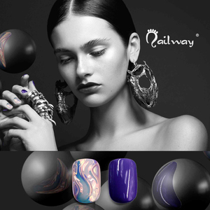 Faux <span class=keywords><strong>ongles</strong></span> holographiques 3D en <span class=keywords><strong>saphir</strong></span> à pression, art de manucure et de pédicure, couverture complète, métallique, vente en gros, pièces - Product Image 3