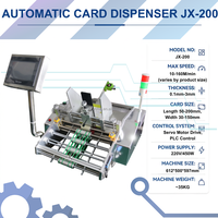 Alimentateur automatique de cartes et d'étiquettes suspendues pour cartes de jeu |   Distributeur de dépliants à commande servo avec système de comptage photoélectrique