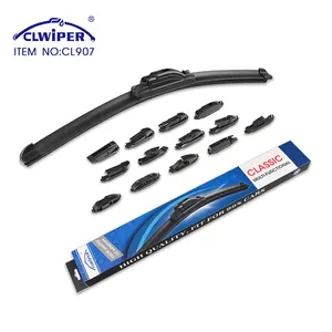 CLWIPER frameless windshield wiper blade with adapters 13 for 99% cars