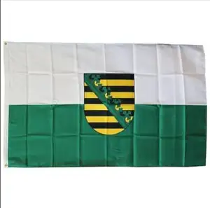 High Quality 3 x 5 FT Flag Germany Saxony Flag Polyester indoor outdoor banner