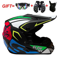 Casco Integral de Motociclismo para Hombre, Casco de Motocross Todoterreno, Casco Integral para Descenso de Montaña, Go Kart, Dirt Bike