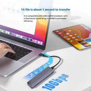 M.<span class=keywords><strong>2</strong></span> NVME Harici Harddisk Kutusu 4TB Destekli Tip-c Usb 3.<span class=keywords><strong>2</strong></span> /USB 3.1 M.<span class=keywords><strong>2</strong></span> Nvme Ssd Harici Taşınabilir Kılıf Kutu - Product Image 2