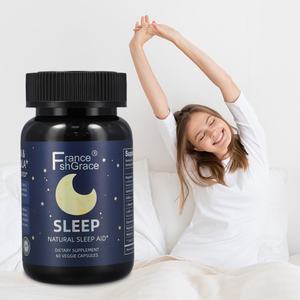 Cápsulas Naturales Premium para Dormir Profundamente para Adultos, Relajación Profunda, Melatonina, 5HTP, L-Teanina, Suplemento de Magnesio - Product Image 1