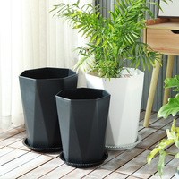 Pot de fleur épaissi en plastique simple de grande taille pour l'arbre de sang de dragon et le paradis des oiseaux pour le sol dans le salon