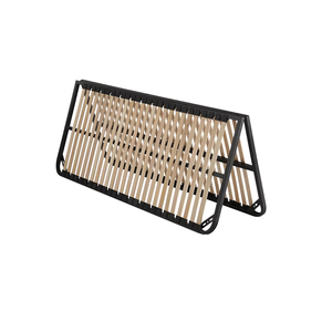 เตียงแฝดพับได้กรอบโลหะโครงเตียงพับได้แผ่นไม้โครงเตียงโลหะ - Product Image 1