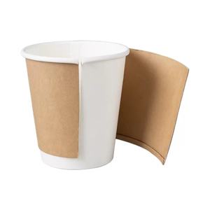 Gobelet en papier à double paroi écologique 12oz 16oz 22oz Impression de logo personnalisée Boisson chaude et froide Gobelet en papier anti-fuite pour café - Product Image 6