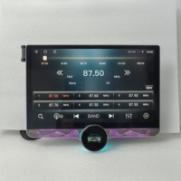 Radio Mobil Universal Android 11,8 Inci Dengan Tombol Tunggal CarPlay BT Wifi 360 Pemutar Navigasi GPS Mobil