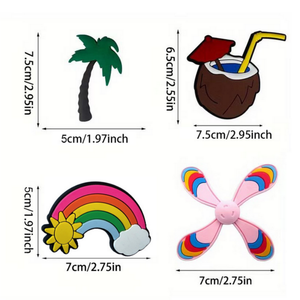 อุปกรณ์ตกแต่งกระเป๋าชายหาด DIY Eva พร้อมรูสำหรับแขวนจี้ - Product Image 2