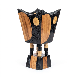 Exclusivo Soporte de Incienso de Resina y Madera para Decoración de Interiores de Lujo, Bakhoor Árabe Hecho a Mano, Ecológico, para Uso en el Hogar y la Oficina - Product Image 1