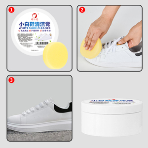 Crème nettoyante pour <span class=keywords><strong>chaussures</strong></span> blanches DAAN, <span class=keywords><strong>nettoyage</strong></span> facile, nettoyant pour <span class=keywords><strong>chaussures</strong></span> de sport en toile - Product Image 4